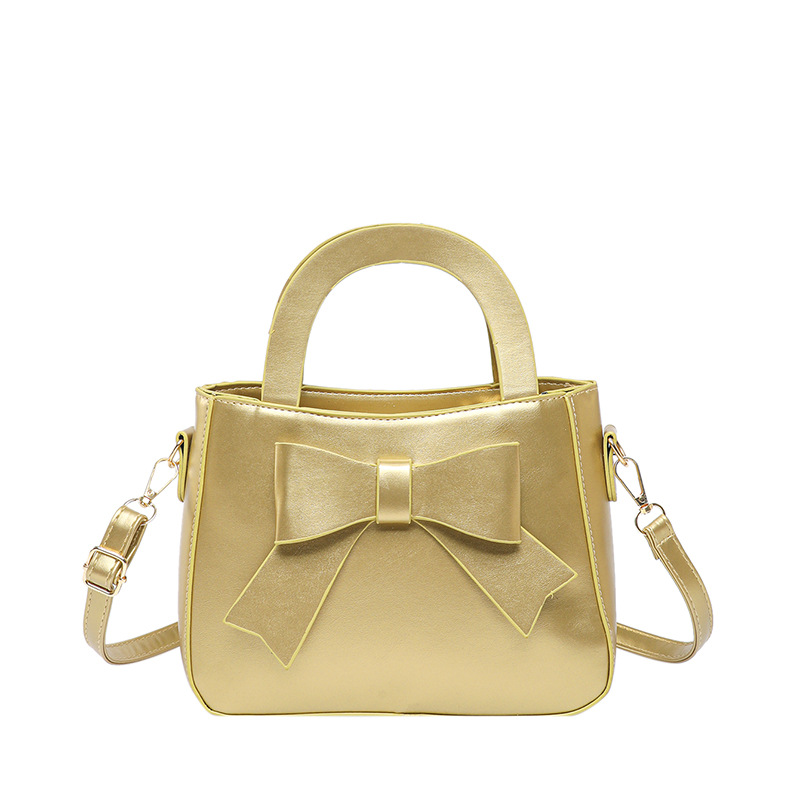 2025 primavera y verano nuevo color sólido bolso de hombro coreano bolso de mujer suave moda simple bolso de arco