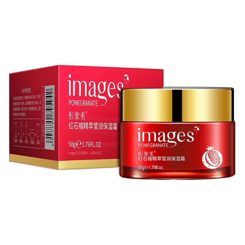 Imagen belleza Rojo granada hidratante crema hidratante cuidado de la piel hidratante rejuvenecimiento de la piel aloe esencia crema hidratante crema