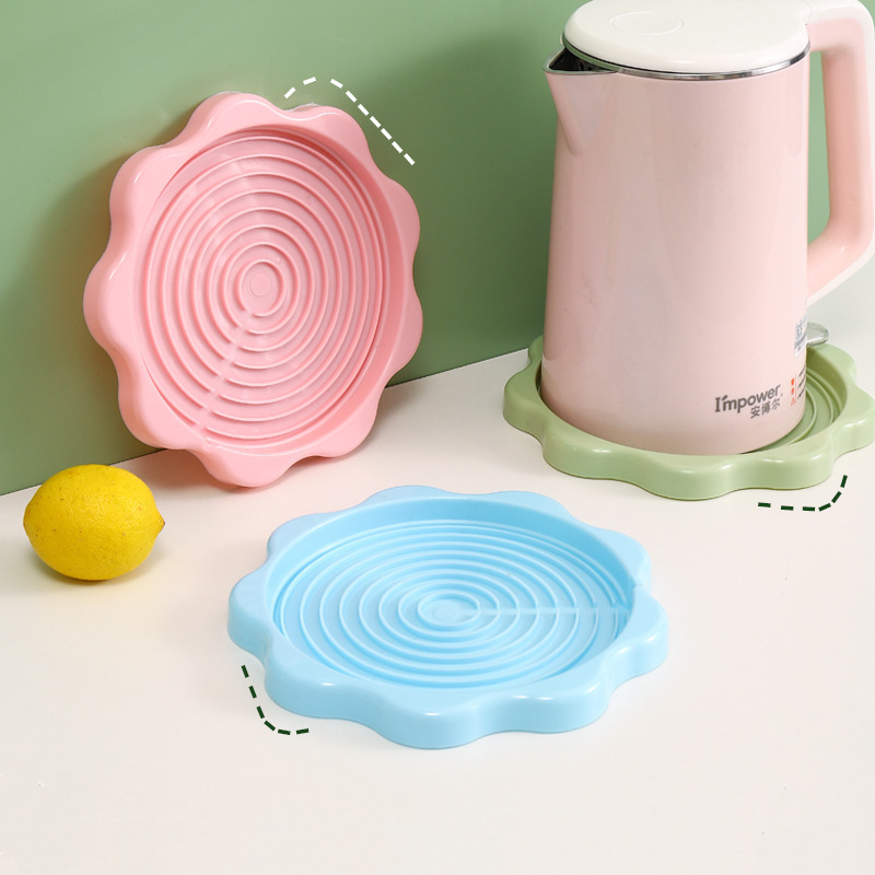 Hot Water Kettle Mat, Warm Water Kettle Tray, Thermos Bottle, Heat-Proof and Insulated Household Dining Table Mat, Universal Kettle Water Filter Tray