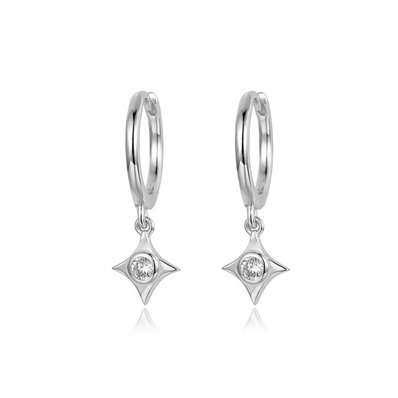 Fashion Personality Earrings Female Simple Retro Devil's Eye Silver Earrings display picture 6