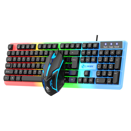 Limei GTX350/TX35 luminous manipulator e-sports game suspended wired keyboard and mouse set factory