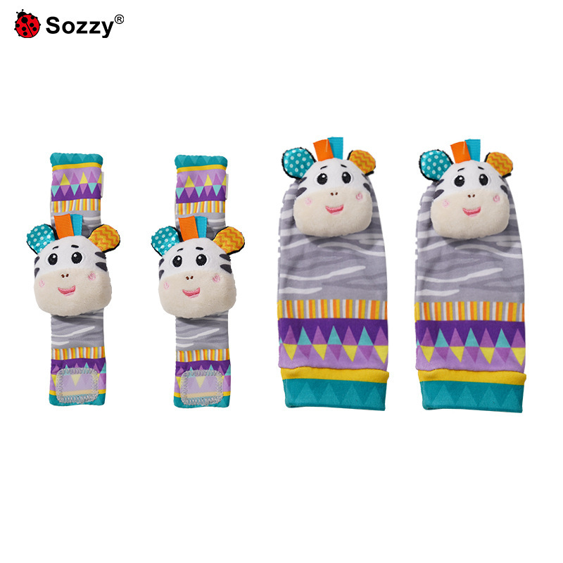 Sozzy bebé campana juguete bebé animal traje muñeca Correa calcetines reloj Correa decoración educación temprana Juguetes
