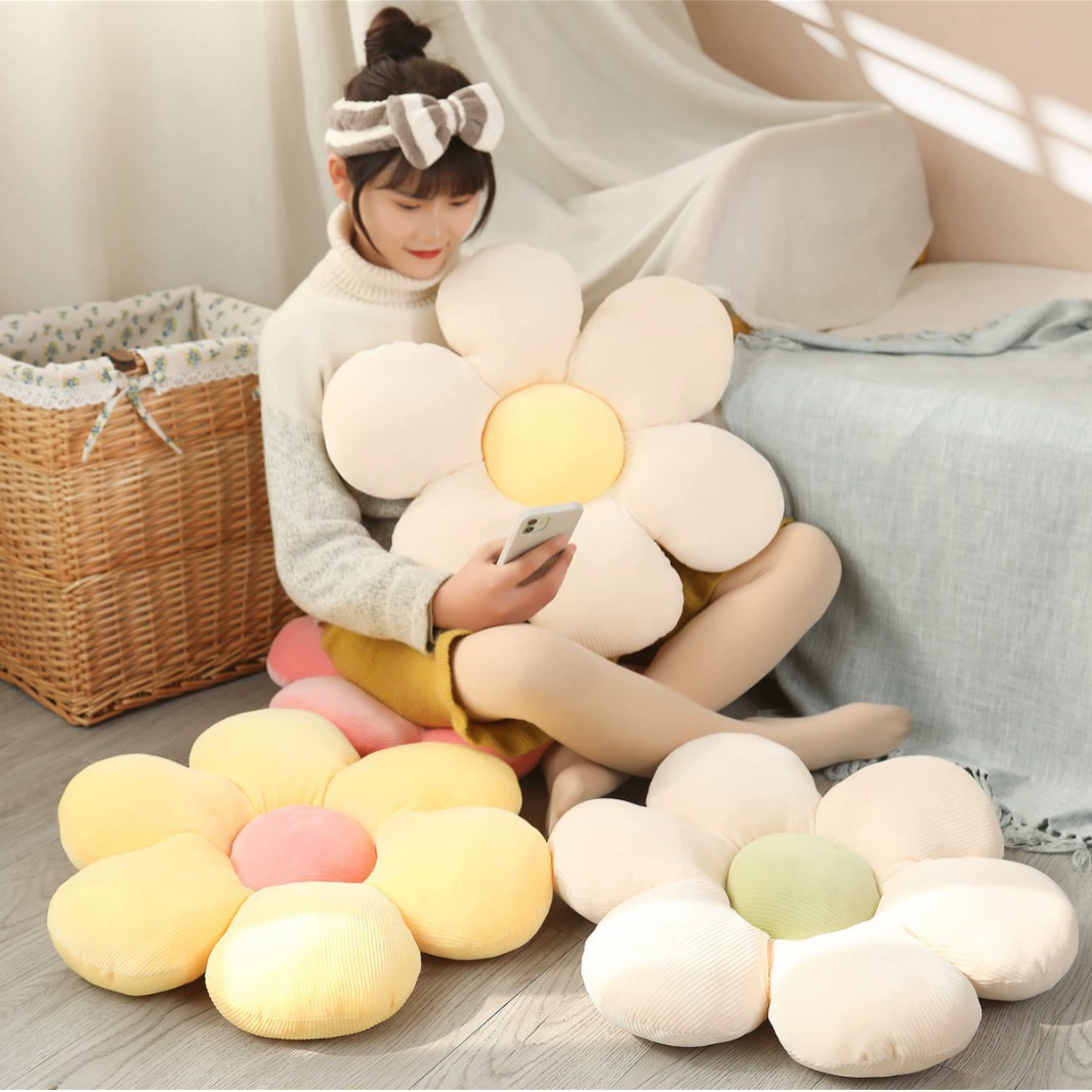 Scandinavian pillow, sofa solar-powered, sunflower, flowered