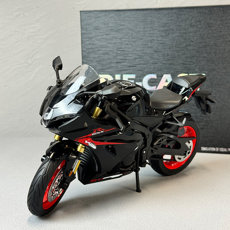 Modelo de motocicleta Chuanqi 1:12, modelo de motocicleta Ducati de aleación, juguete infantil de funcionamiento suave con sonido
