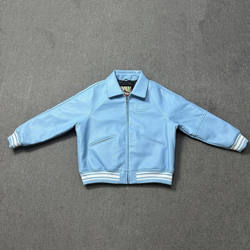 跨境Corteiz恶魔岛男士加厚潮牌宽松情侣保暖棉服棉衣PU皮衣外套|undefined