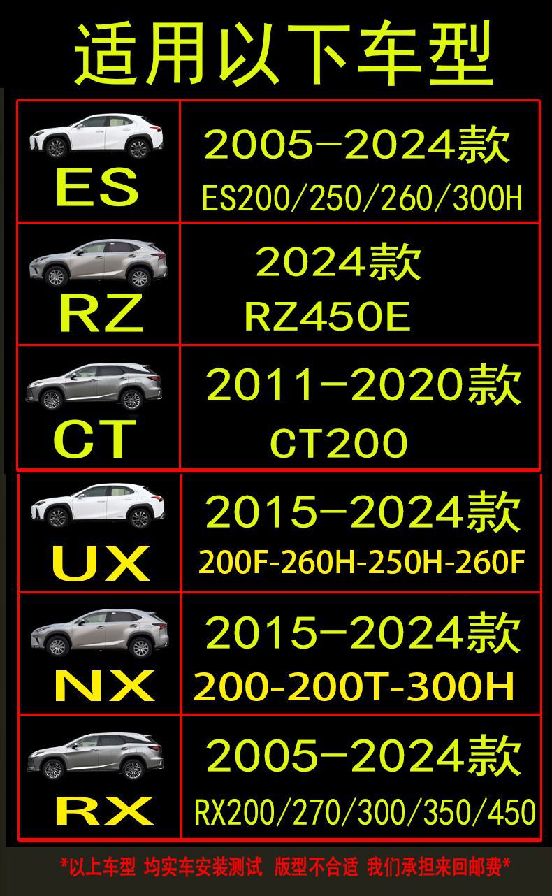 for lexus nx200es200 rx300 rx270 ux260h 450h nx350 trunk mat