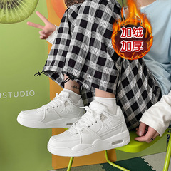 2022冬季新款休閒運動鞋百搭網紅老爹鞋ins氣墊鞋子男女加絨