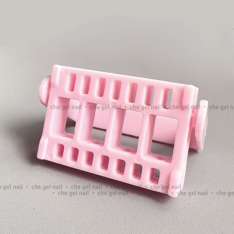 16-hole grinding head storage rack-pink