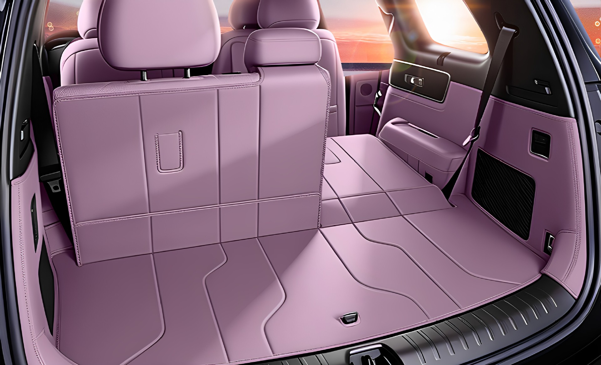 Suitable for Sea Lion 08 floor mats, full coverage for 26 BYD car interior modification, trunk mat accessories and supplies