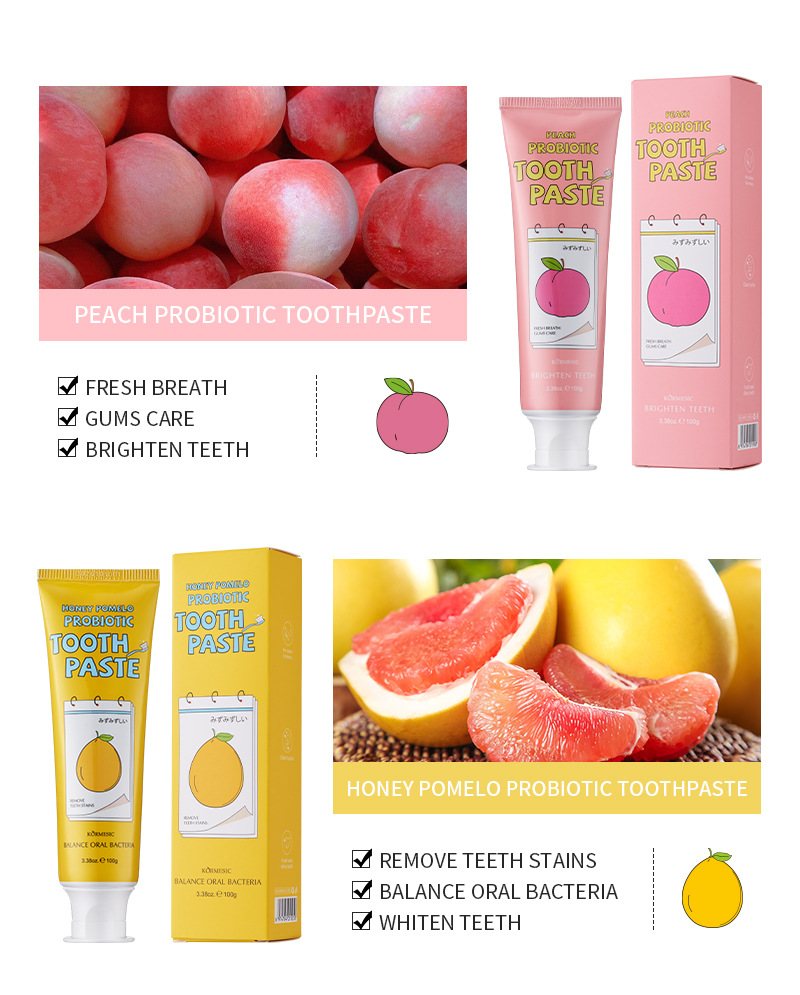 Fruit Toothpaste Cute Bath & Shower Personal Care display picture 4