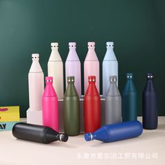 新しい 20 オンスボウリングカップ 304 ステンレス鋼小口ボトルコーラボトル痩身水ボトルアウトドアスポーツウォーターカップ