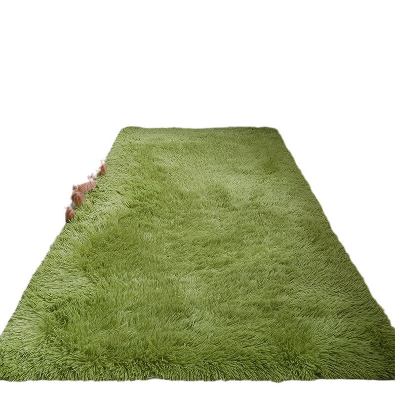 Alfombras de seda transfronterizas sala de estar dormitorio sofá silla antideslizante alfombras de cama al por mayor alfombras antisucias