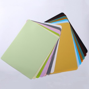 Rectangular Silicone Placemat Western Placemat Non-slip Insulated Table Mat Foldable Storage First-grade Student Placemat