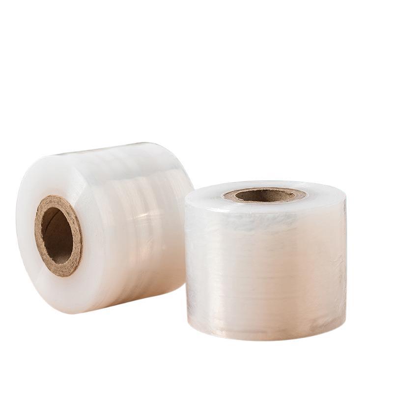 拉伸膜厂家直销 PEPO拉伸膜小卷缠绕膜 保鲜膜 打包膜透明包邮6cm