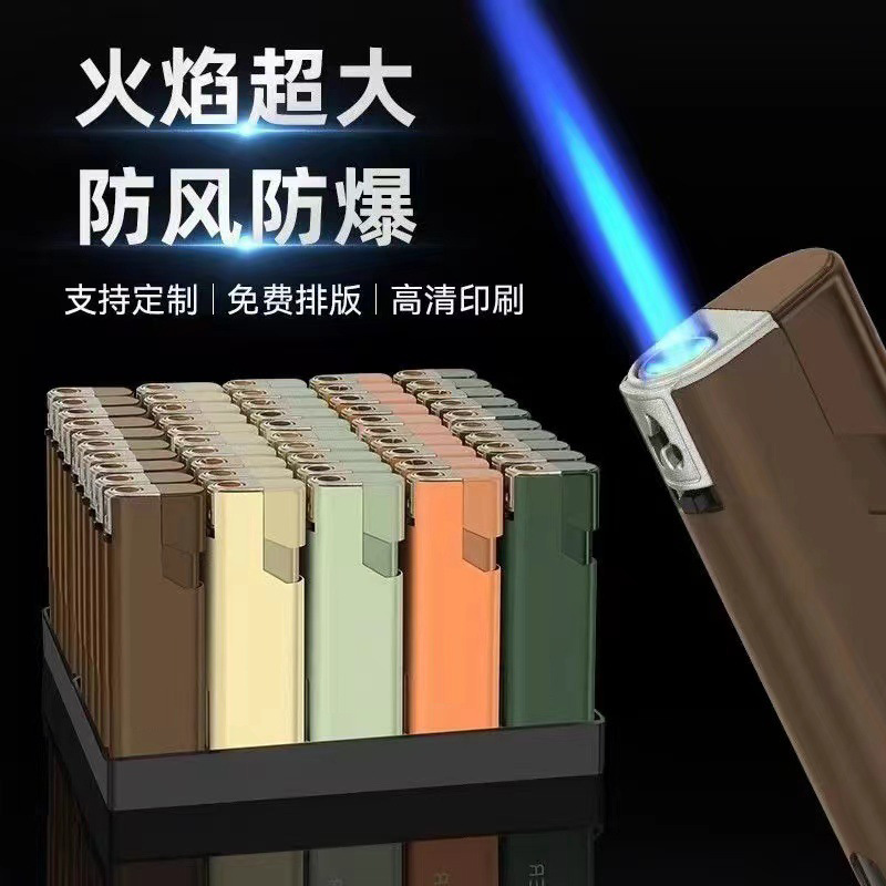 encendedor de rueda de abrasión de metal tipo polea engranaje de roca de encendido mayorista impresión publicidad de fuego abierto distribución mayorista