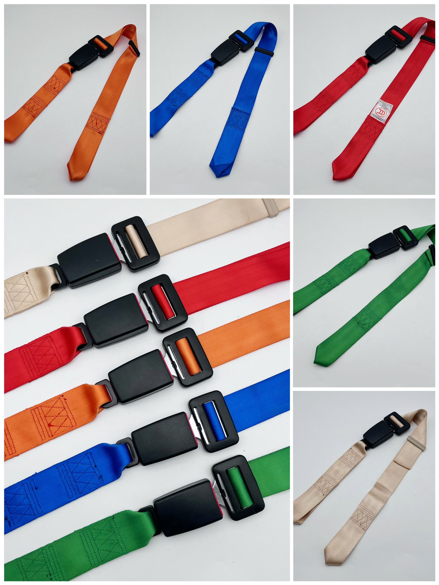 Stretcher Bed Installation-Free Fixed Belt Electric Vehicle Motorcycle Rear Seat Child Safety Belt Wheelchair Two-Point Safety Belt
