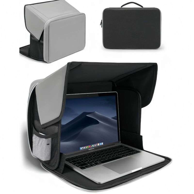 Ready-Made Outdoor Laptop Sunshade Cover, Privacy Foldable Portable Protective Case Bag Ready-Made Outdoor Laptop Sunshade Cover, Privacy Foldable Portable Protective Case Bag