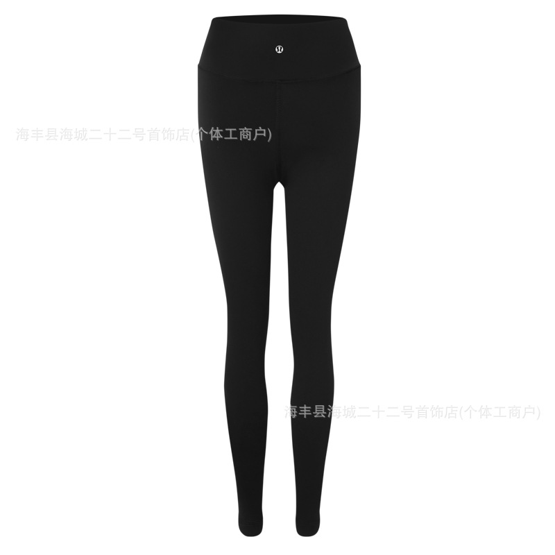 Original lu lu con cinco puntos cinturón de mujer cintura elevada pantalones deportivos leggings pantalones de ciclismo