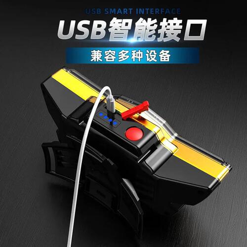 12-head headlight strong light super bright rechargeable fishing light long range super bright head-mounted LED miner's lamp flashlight A88