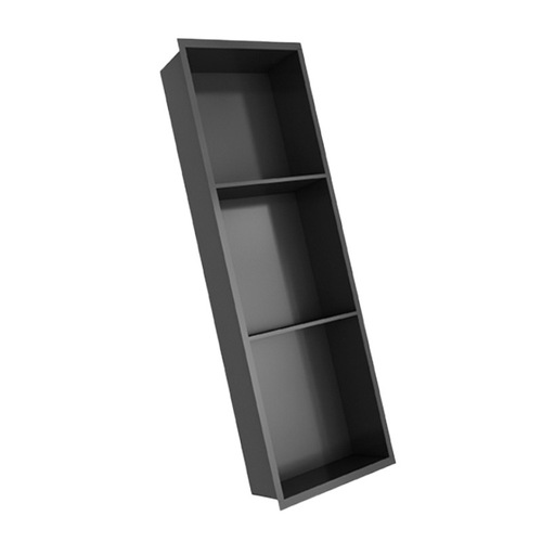 Alcove stainless steel toilet partition bathroom metal TV stainless steel alcove built-in cabinet storage rack finished product