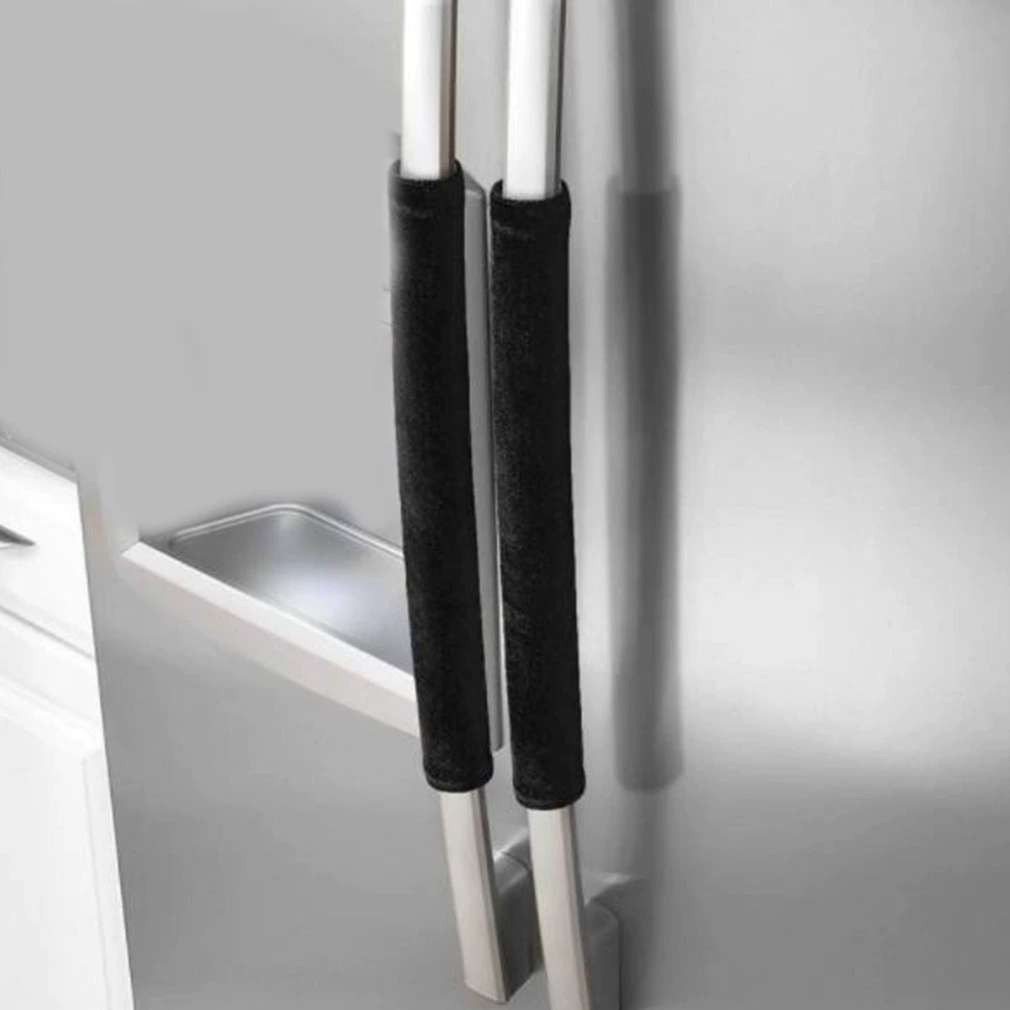 Холодильник микроволновая печь маслостойкая дверная ручка Защитная крышка пара холодильников золотые шелковые фланелевые перчатки со съемной ручкой