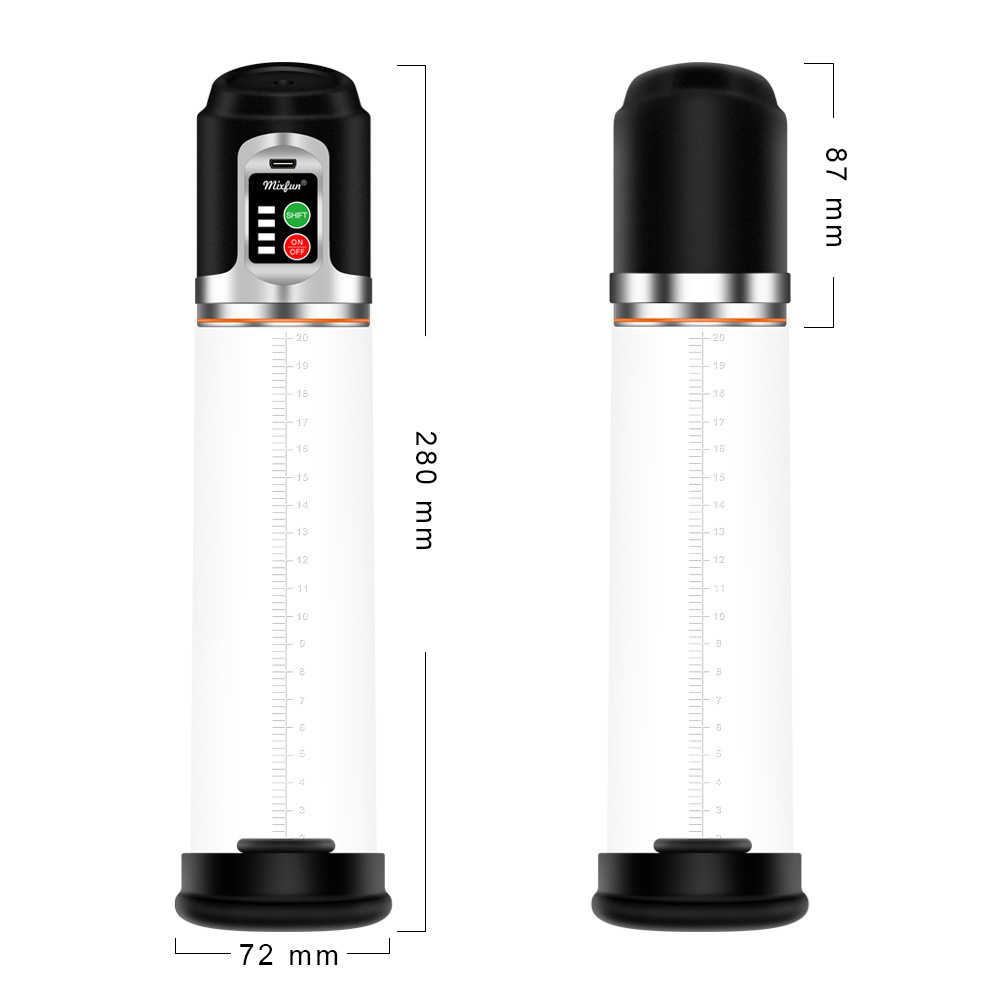 Men’s Negative Pressure Vacuum Masturbation Device MM-230, Smart LCD Trainer, Button Control — detail image 8