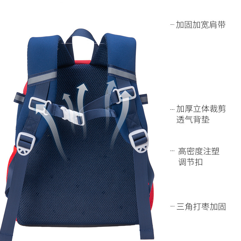 Logotipo de fábrica de Kindergarten schoolbag estudiante de la escuela primaria bolsa de dinosaurio pequeño mediano y grande bolsa de clase niños mochila schoolbag