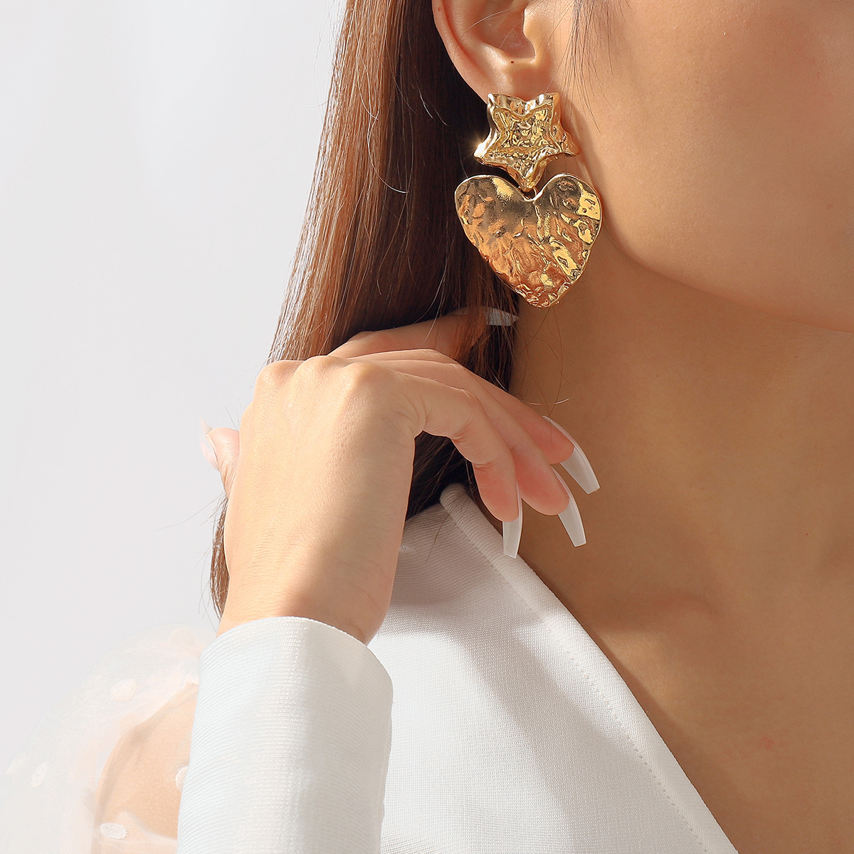 Vintage Love Earrings - Image 2