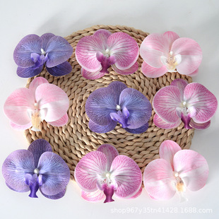 Simulation flower Phalaenopsis film 3D Phalaenopsis cross-border foreign trade wholesale simulation flower indoor gardening beautiful Chen fake flower