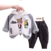 Autumn trend baseball jacket for leisure for boys, uniform, custom made, western style, long sleeve