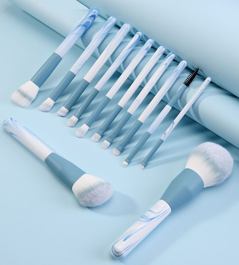 50g Weight Wooden Handle Makeup Brush Handle Type Makeup Brushes Makeup Tools Types Basic Artificial Fiber Wooden Handle Makeup Brushes 1 Set