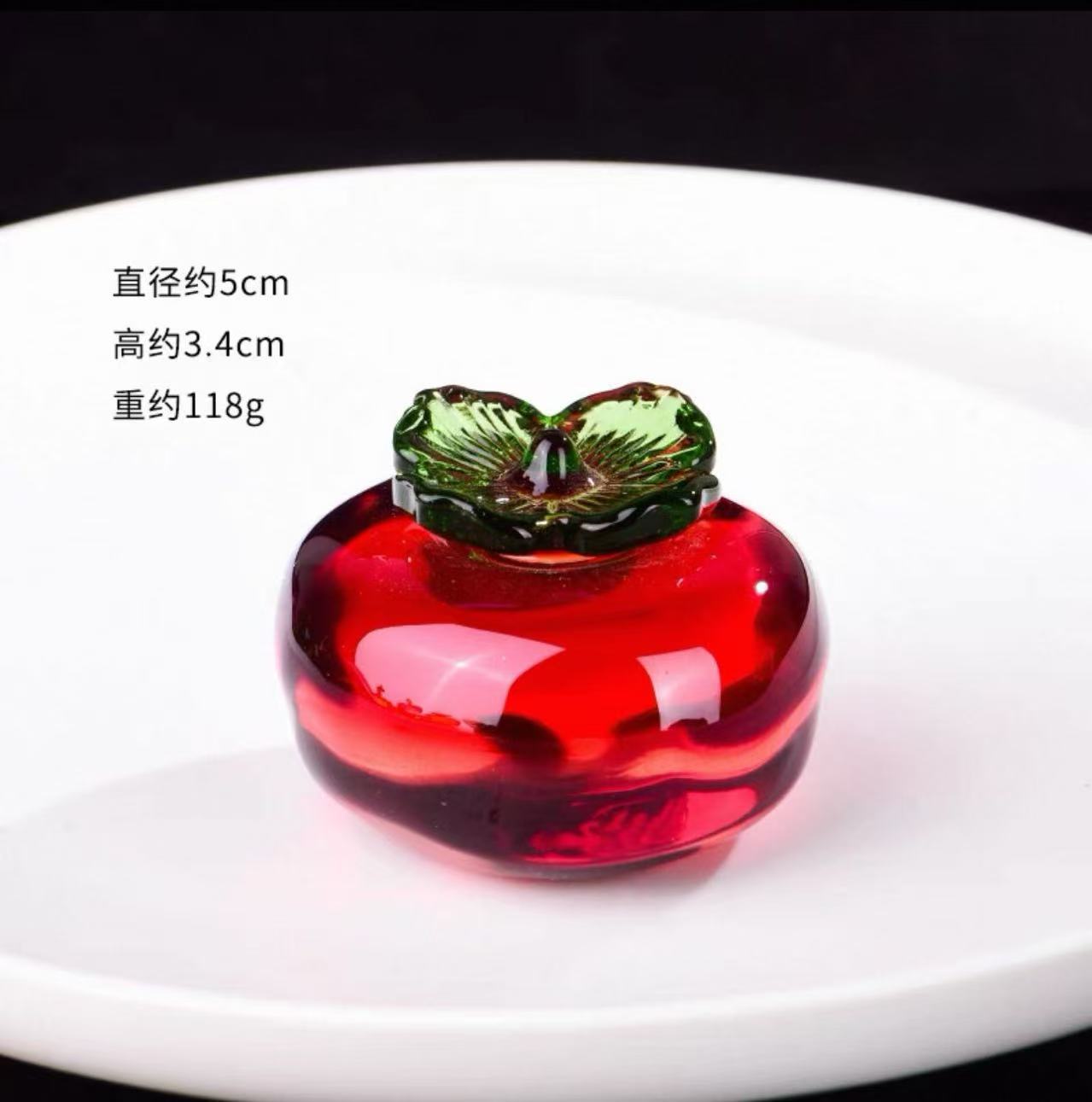 문진 [빨간 감] 5cm