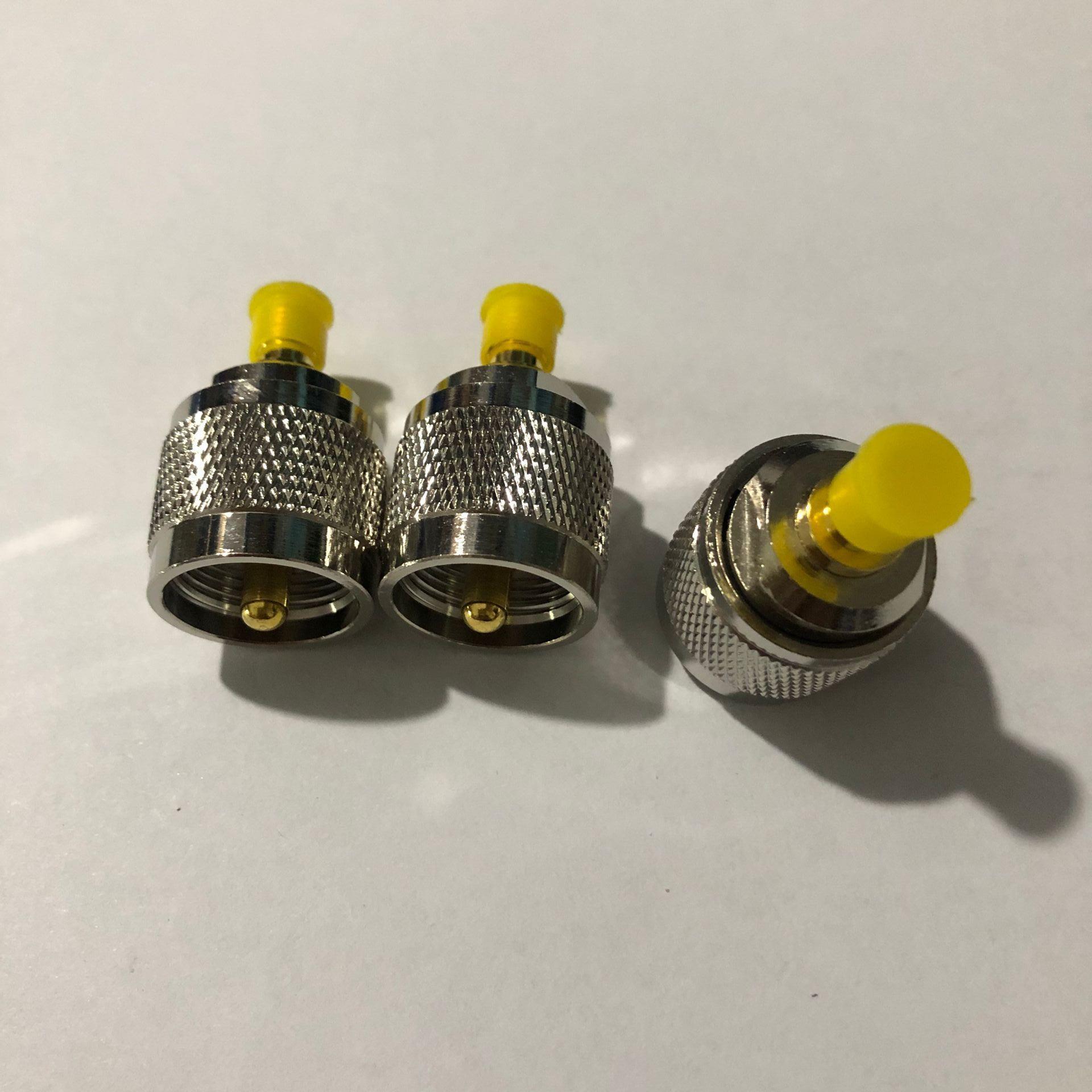 SMAK/UHFJ 同轴转接头 全铜 高频转接头 SMA母转UHF公