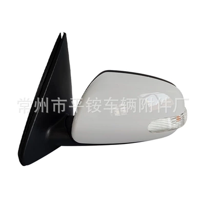 Suitable for 2009, Rear mirror/rearview mirror assembly - 5-wire-electric-adjustment-turn-signal-unpainted-l