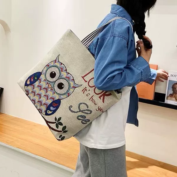 Source wholesale 2024 leisure outdoor shoulder bag canvas women's bag foreign trade supply summer new on the new portable