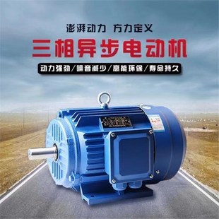 4-pole iron shell Nanjing Fangli Y series three-phase asynchronous motor GB motor 380v three-phase high power
