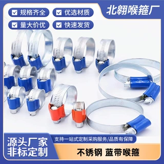 蓝带喉箍英式铁镀锌强力卡箍紧固水管抱箍软管固定卡扣固定卡扣