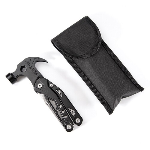 Factory Supply MQ042 Car Multi-Purpose Crooked Hammer Outdoor Camping Tool Multi-Purpose Hammer