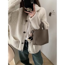 重磅纯手工编织！毛衣届天花板】绵羊毛针织开衫外套女秋冬新款