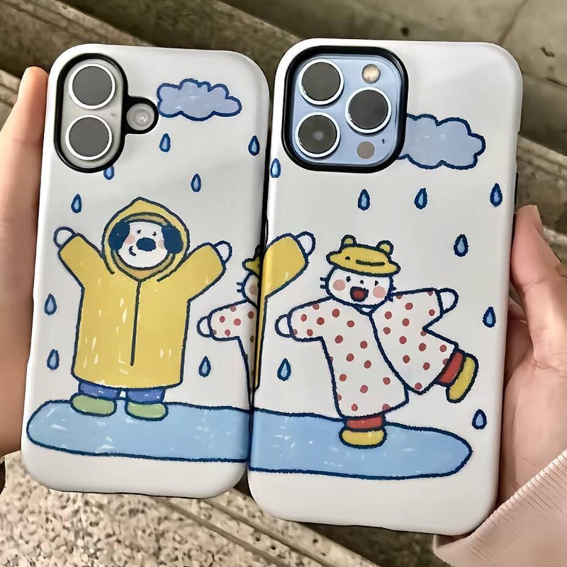 Suitable for Iphone17 Phone Case, Raincoat, Cat and Dog Design, Apple, Oppo, Huawei, Vivo, Xiaomi 17, Film Two-In-One Set Suitable for Iphone17 Phone Case, Raincoat, Cat and Dog Design, Apple, Oppo, Huawei, Vivo, Xiaomi 17, Film Two-In-One Set