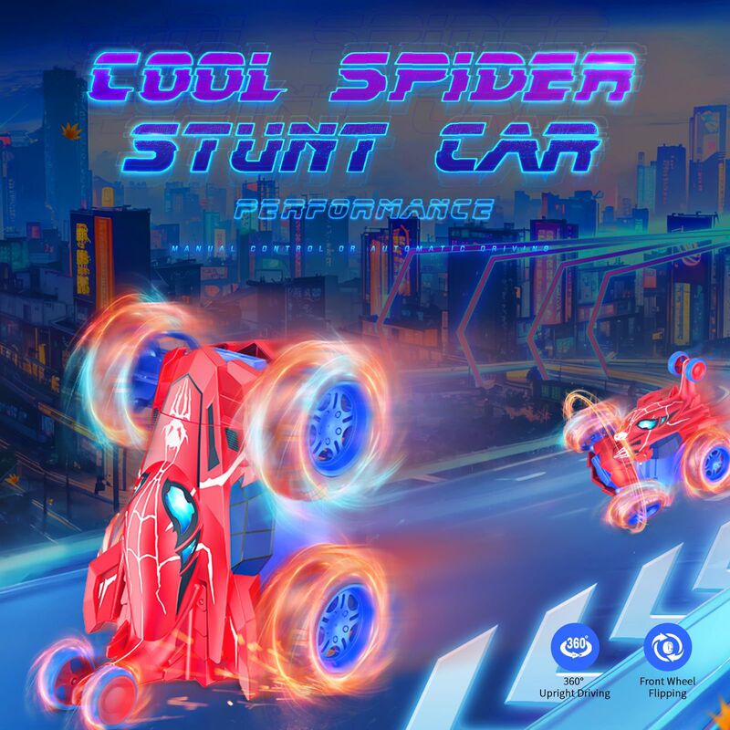 クロスボーダースパイダーリモートコントロールカー 2.4G ライトリモートコントロールおもちゃユニコーンライトリモートコントロールダンプトラック|undefined