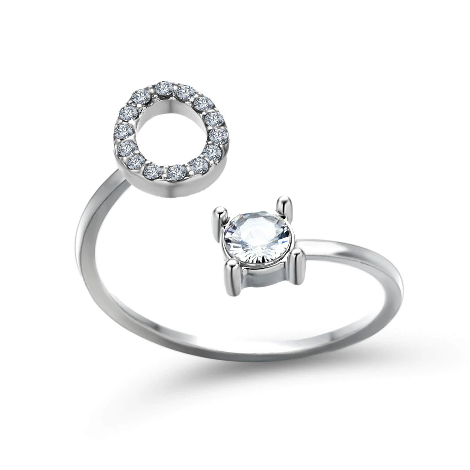 (Cross-border trading), ring, creative adjustable one size accessory with letters