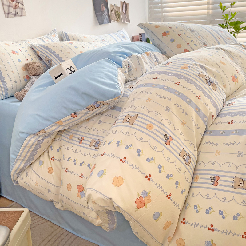 New A-class Maternity Baby Double-layer Gauze Four-piece Set, Ins-style Washed Cotton, Suitable For Sleeping Naked, Bed_voghion.com