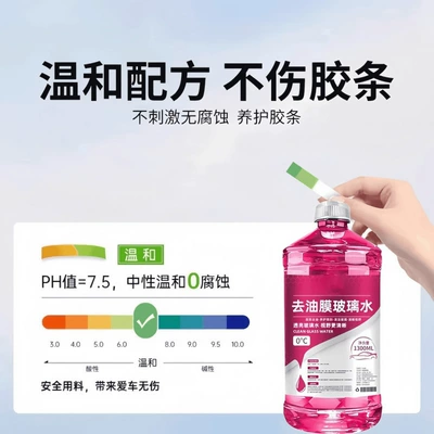 Glass Cleaner with Powerful Stain Removal Glass agent