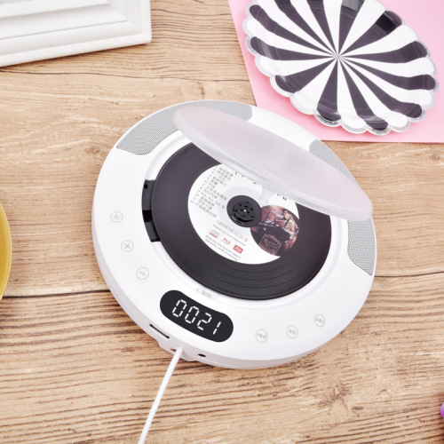 Kecag Wall-Mounted CD Player Home Ins CD Album Radio English Repeating Bluetooth CD Player