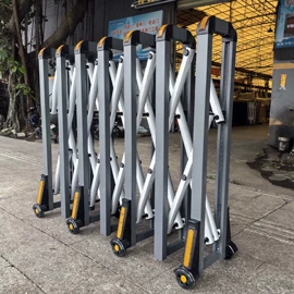 伸缩门;路障;防护栏