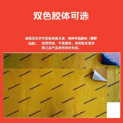 Car Sound Insulation and Shock-Absorbing Panels, Car sound-absorbing cotton
