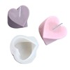 Three dimensional candle, aromatherapy, silica gel mold handmade heart shaped