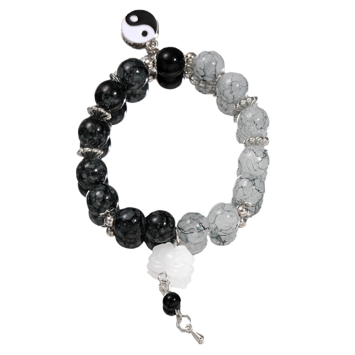 Bracelet papillon en perles brisées en émail coloré explosif de Han Zhishang, style féerique de niche, bracelet délicat de luxe haut de gamme pour petite amie_voghion.com