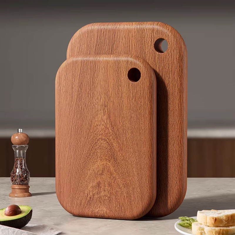 Ebony whole wood cutting board household antibacterial and mildew…